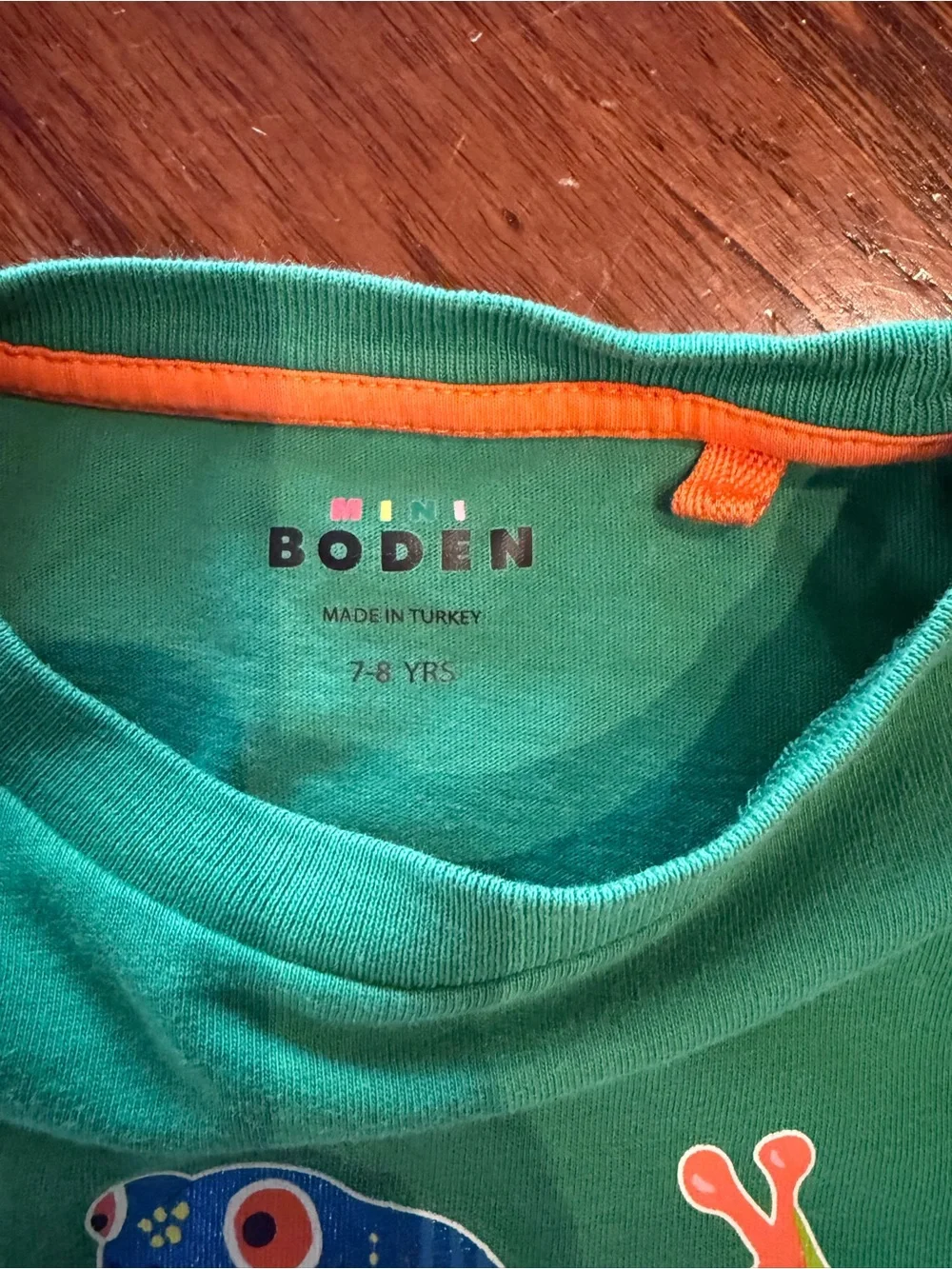 Mini BodenGreen 'Fantastic Frogs' Kids T-Shirt size 7-8